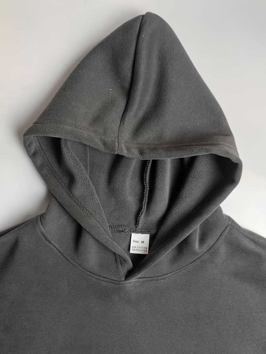 Relaxed Fit Oversized Hoodie Donker Grijs