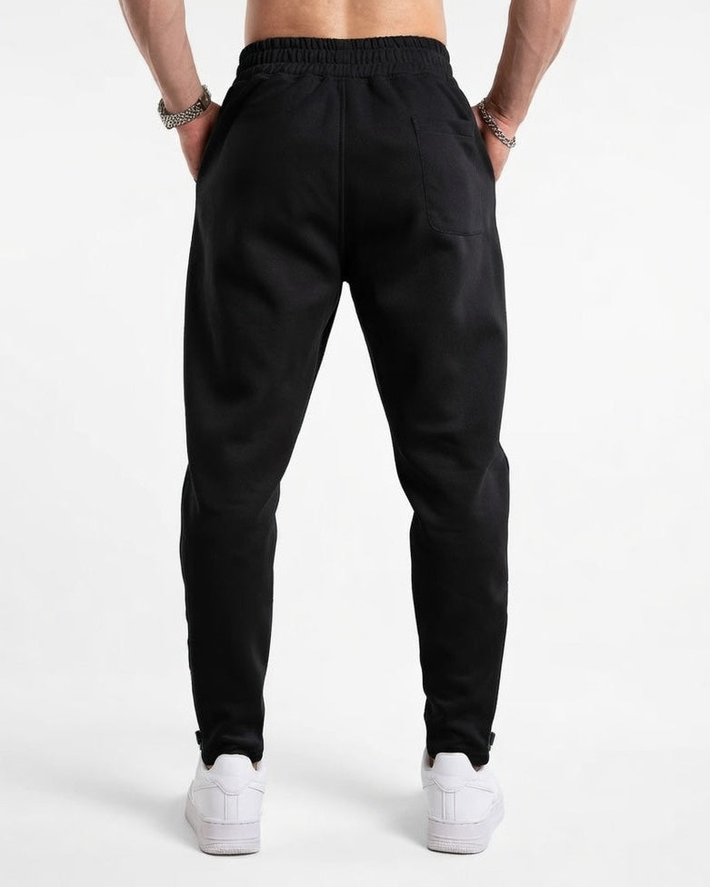 Relaxed Tapered Joggers Zwart