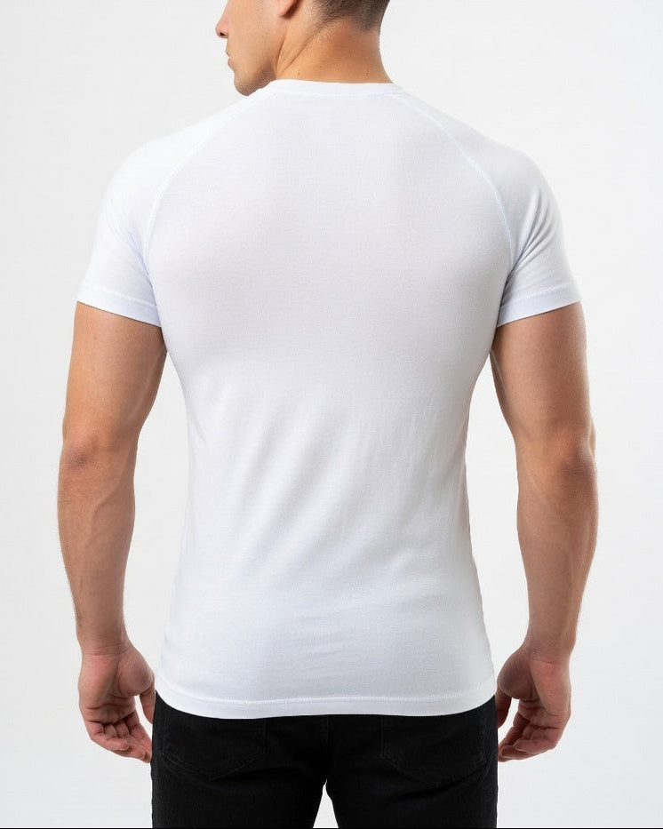 Slim Fit Performance T-Shirt Wit