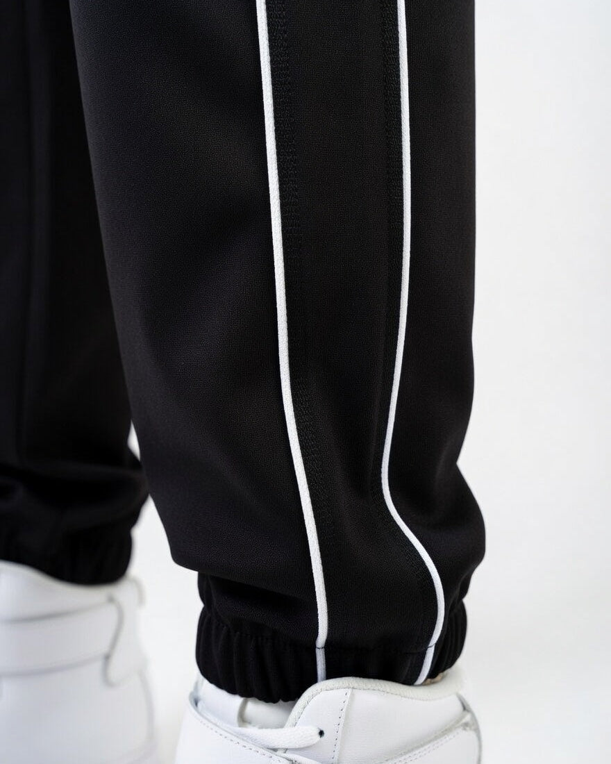 Double Stripe Track Pants Zwart