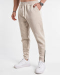 Relaxed Tapered Joggers Beige