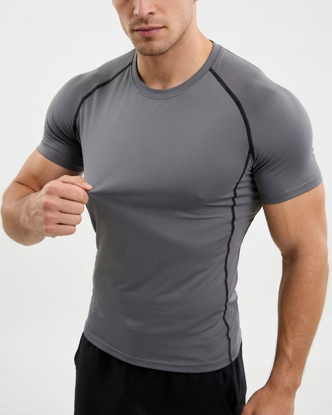 Apex Compression T-Shirt – Grijs
