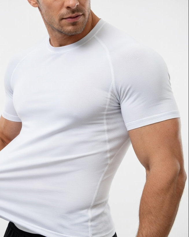 Apex Compression T-Shirt – Wit