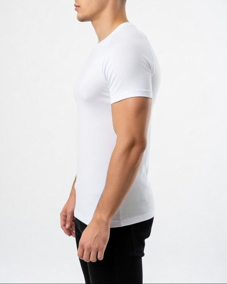 Slim Fit Performance T-Shirt Wit