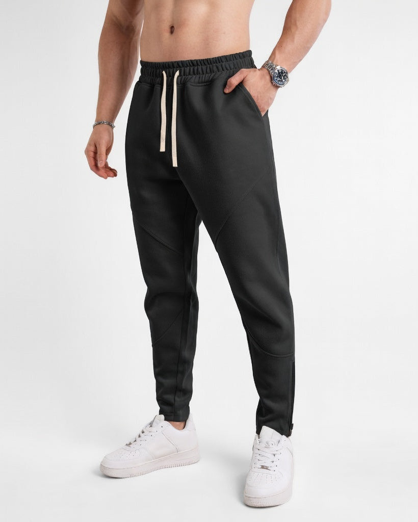 Relaxed Tapered Joggers Zwart