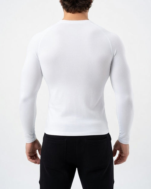 Apex Compressie Long Sleeve Wit