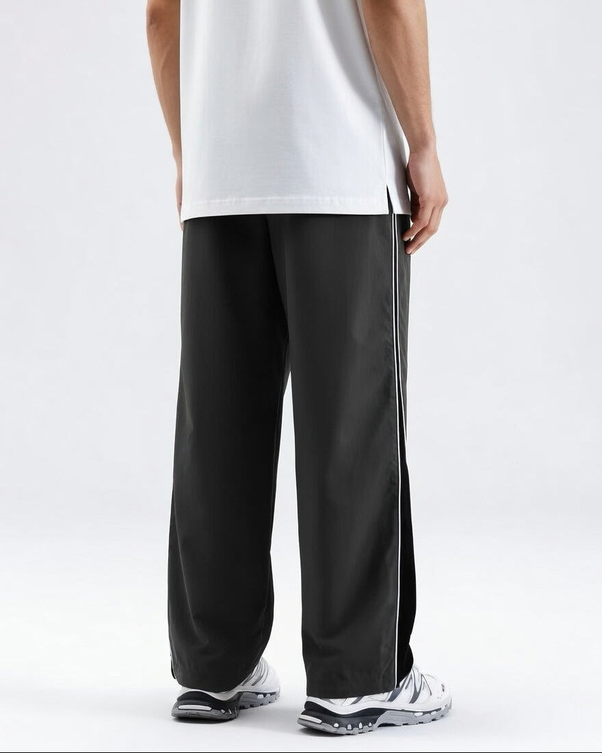 Wide Fit Track Pants Grijs