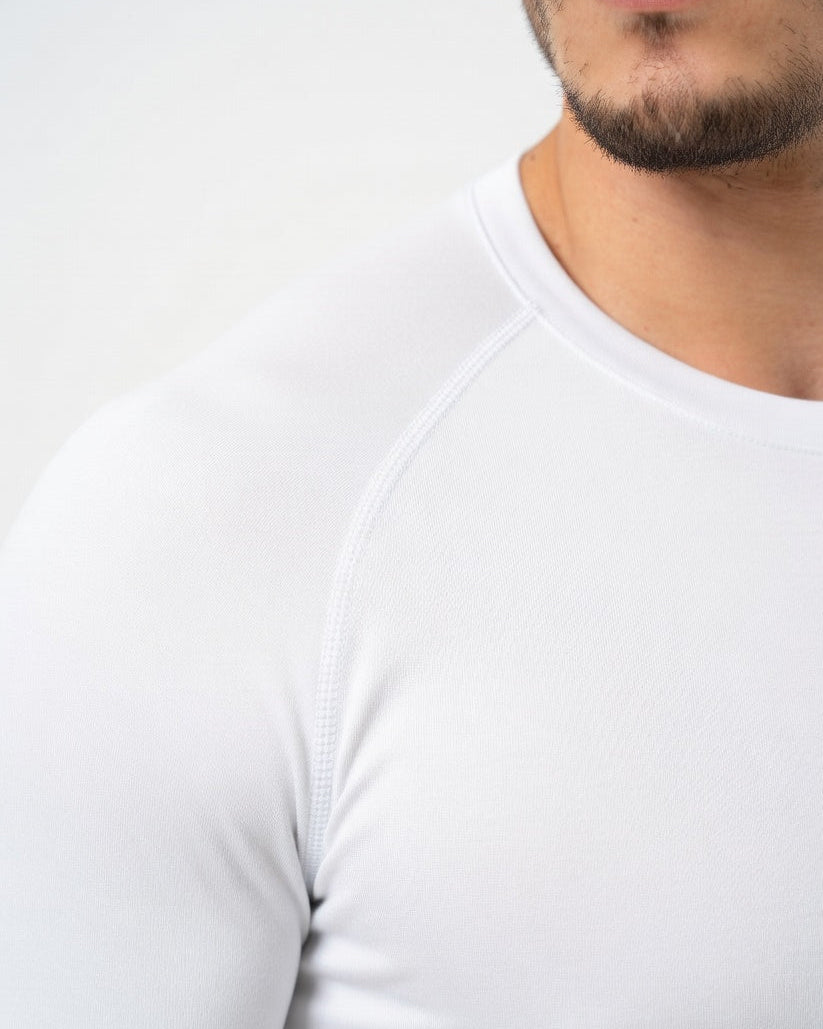 Apex Compressie Long Sleeve Wit