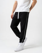 Double Stripe Track Pants Zwart