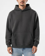 Relaxed Fit Oversized Hoodie Donker Grijs