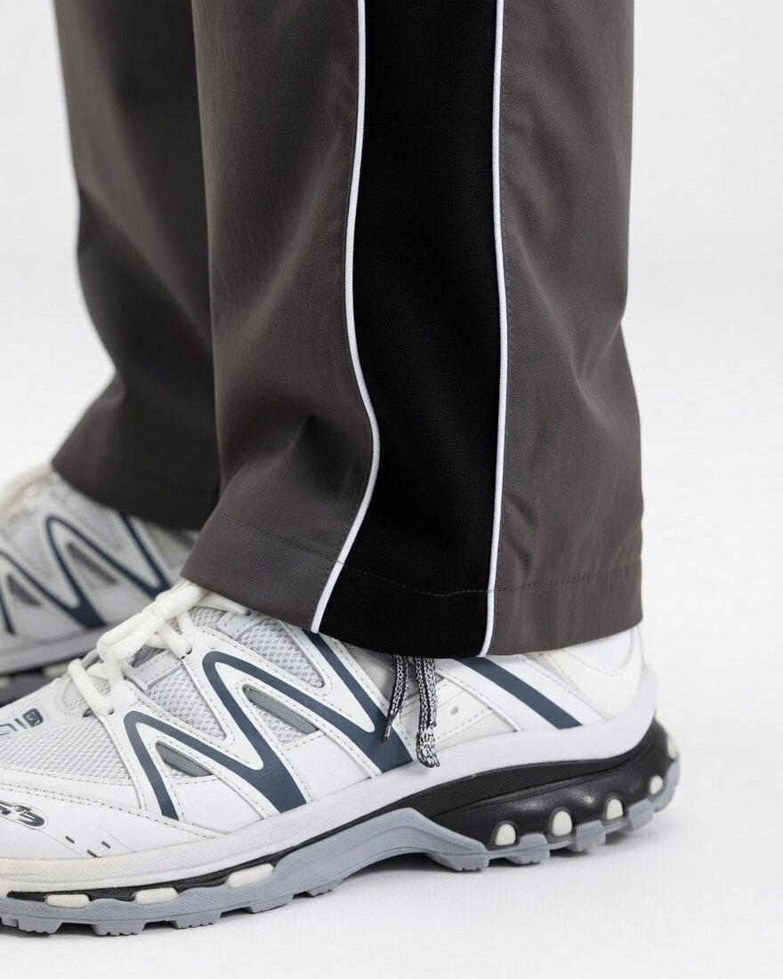 Wide Fit Track Pants Grijs