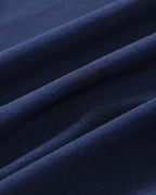 Oversized Cotton T-Shirt Donker Blauw
