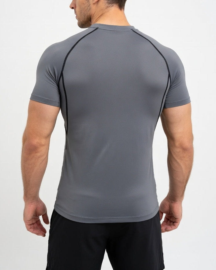 Apex Compression T-Shirt – Grijs
