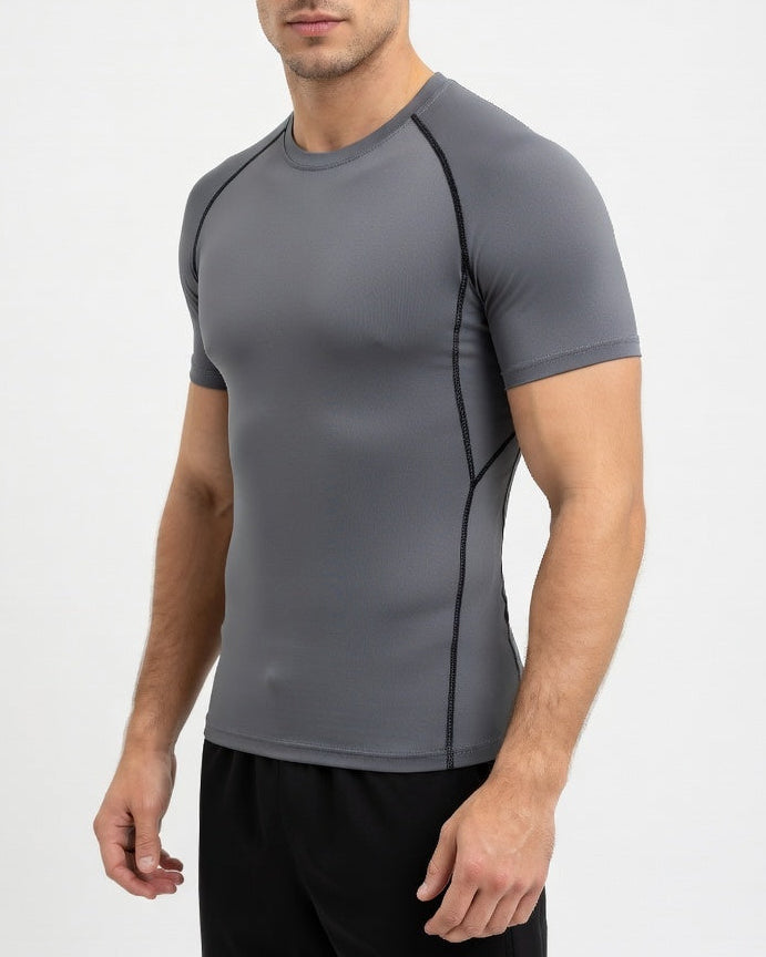 Apex Compression T-Shirt – Grijs