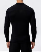 Performance Quarter Zip Zwart