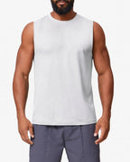 Athletic Slim Fit Tank Wit