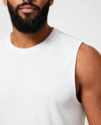 Athletic Slim Fit Tank Wit