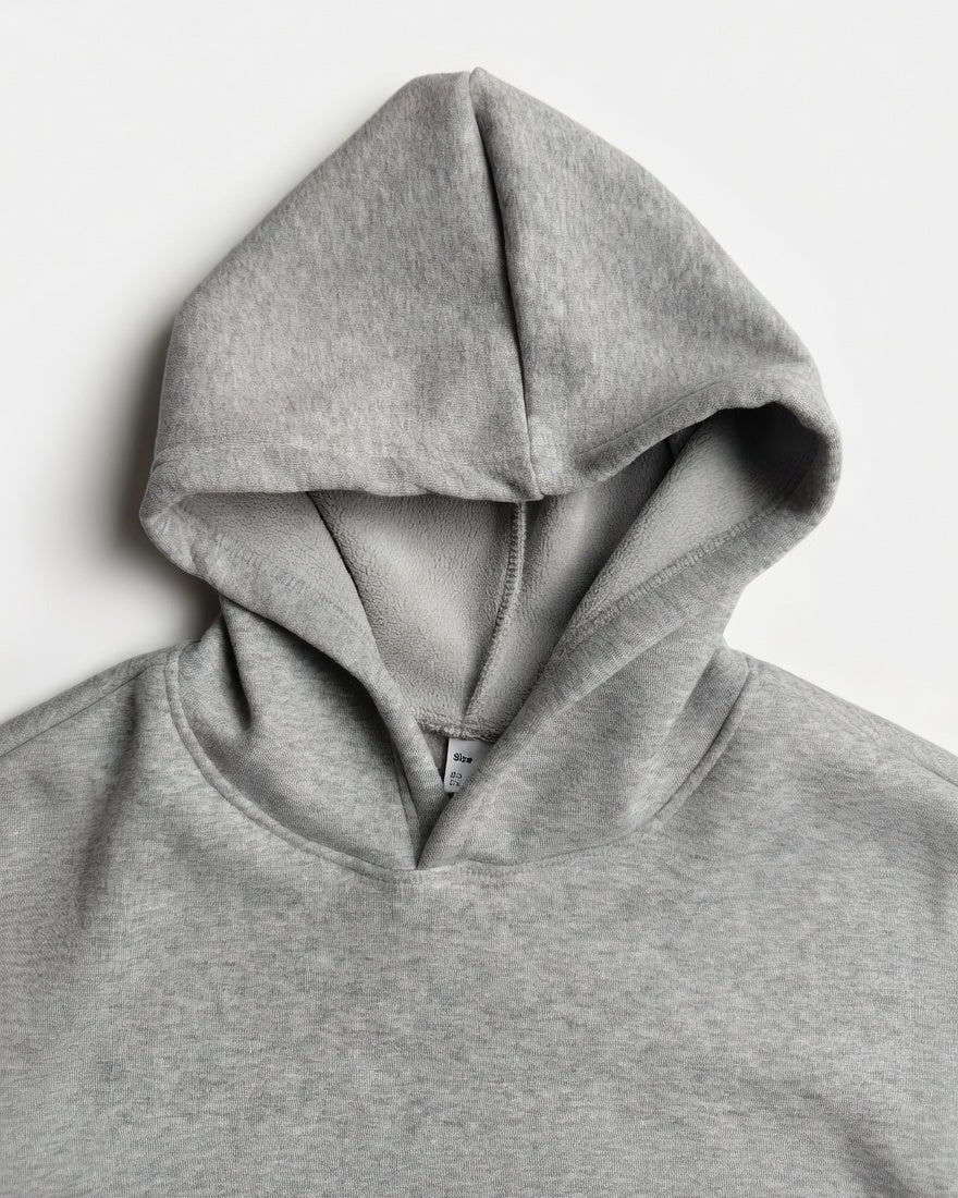 Relaxed Fit Oversized Hoodie Grijs