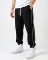 Double Stripe Track Pants Zwart