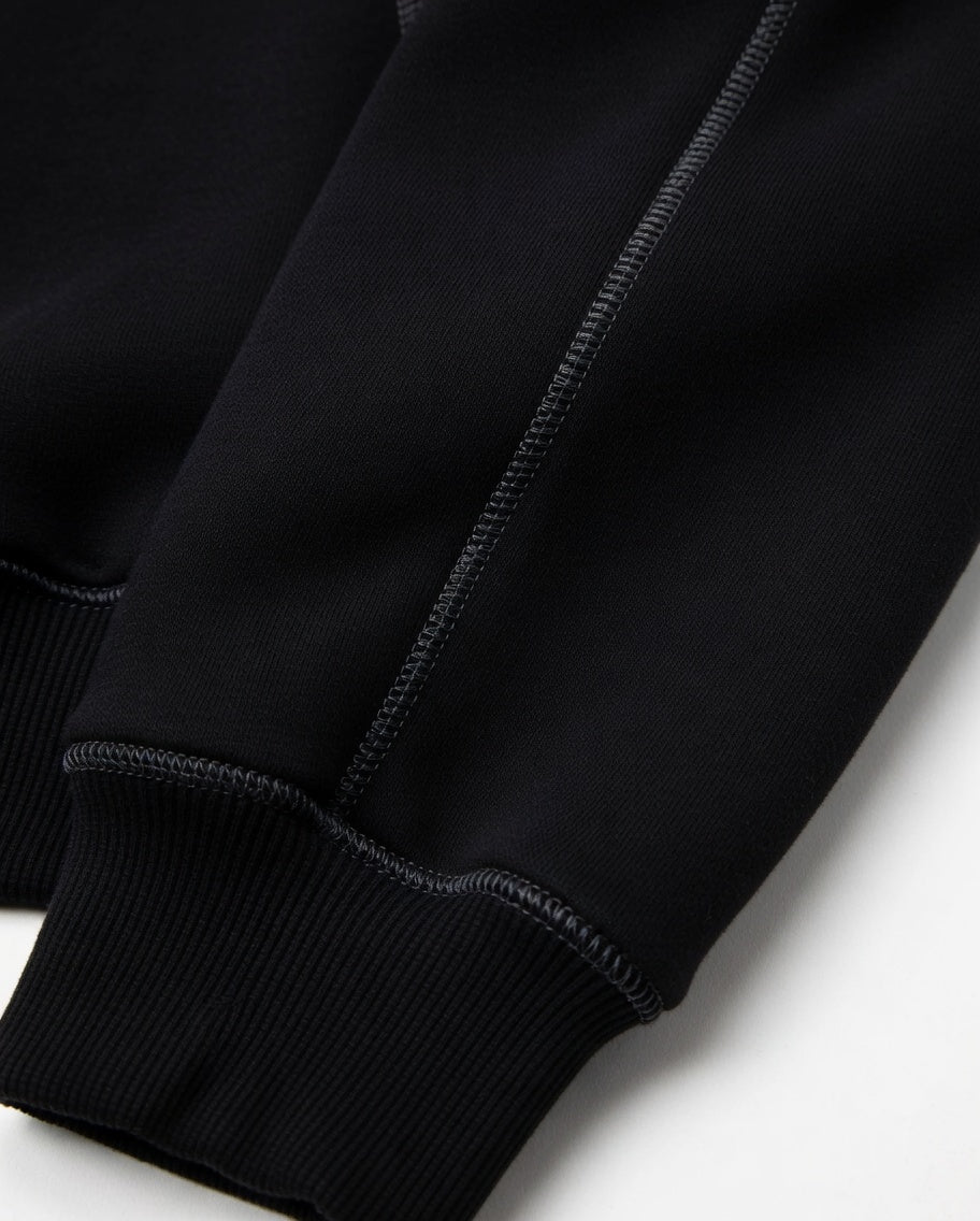 Outline Stitch Hoodie Zwart