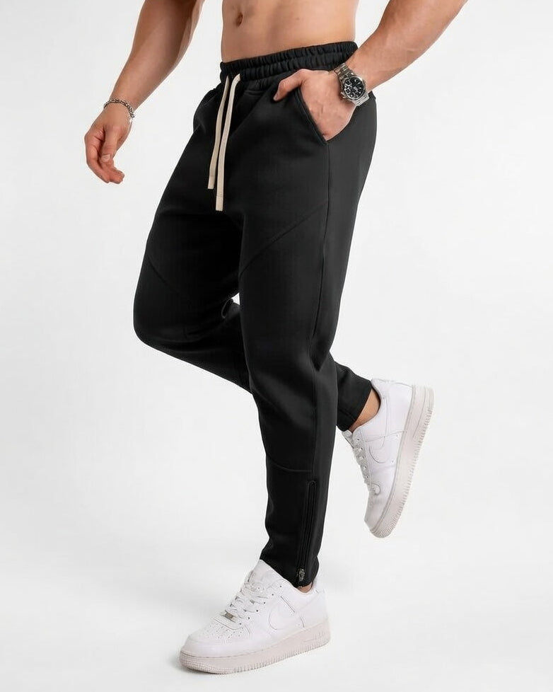 Relaxed Tapered Joggers Zwart