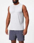 Athletic Slim Fit Tank Wit
