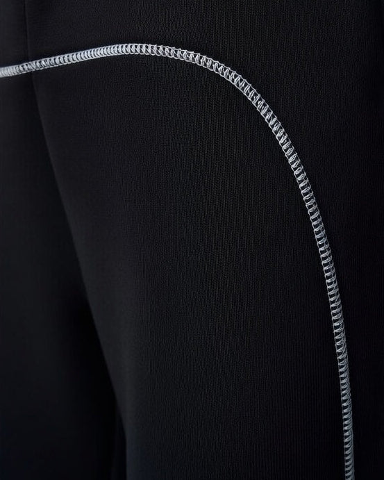 Outline Stitch Jogger Zwart