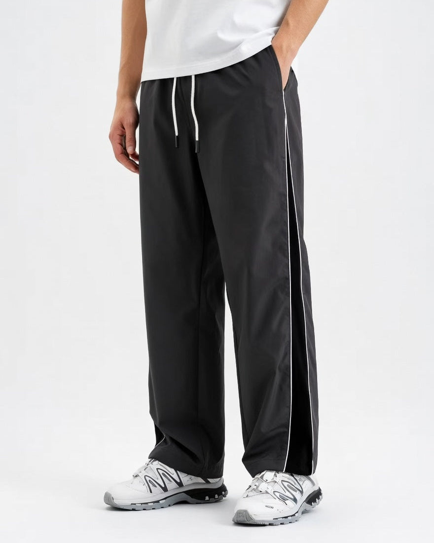Wide Fit Track Pants Grijs